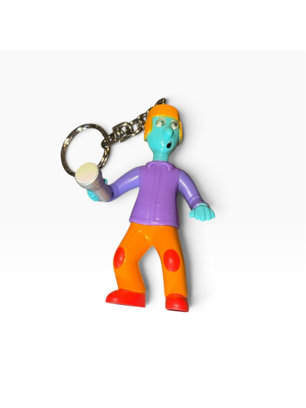 Vintage 1999 Action Figure Keychain McDonald's Skeeter 4.25” Happy Meal Toy Key